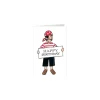 Boys Pirate Happy Birthday Mini Card