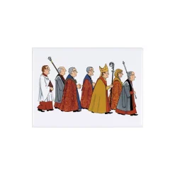 Cathedral Procession Fridge Magnet