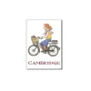 Cycling Student Girl, Cambridge Fridge Magnet