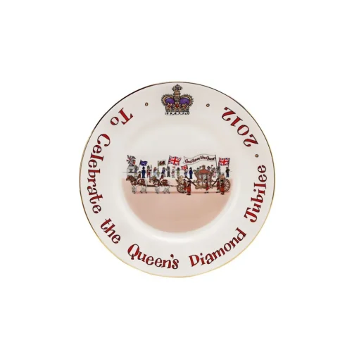 Diamond Jubilee Plate 8"