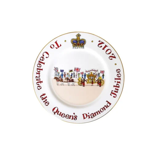 Diamond Jubilee Plate 10"