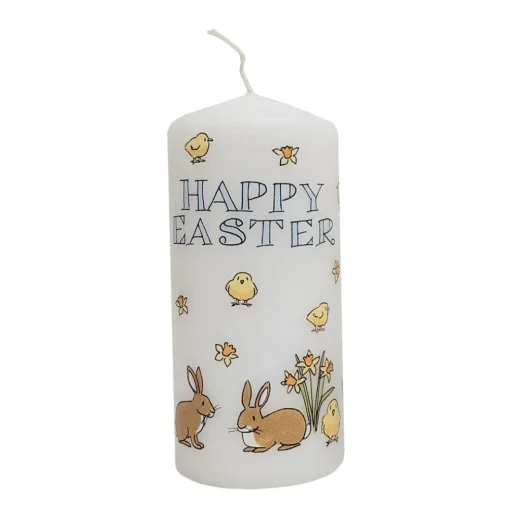 Easter Bunnies and Chicks Candle