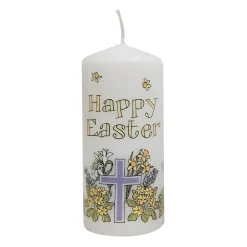 Easter Cross Candle