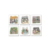 Garden Coasters Set of 6