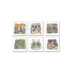Garden Coasters Set of 6