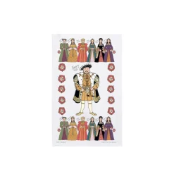 Henry VIII and His Six Wives Tea Towel