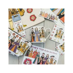 Henry VIII and His Six Wives Tea Towel