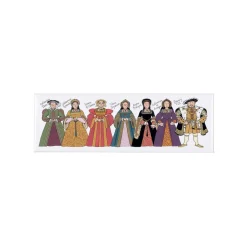 Henry VIII Panoramic Fridge Magnet