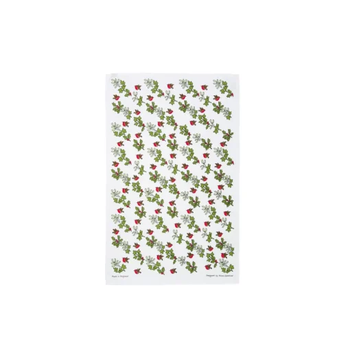 Holly & Ivy Tea Towel