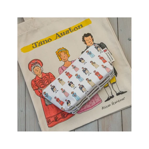 Jane Austen Cosmetic Bag / Pencil Case