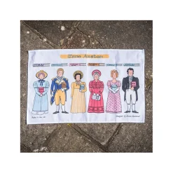 Jane Austen Tea Towel