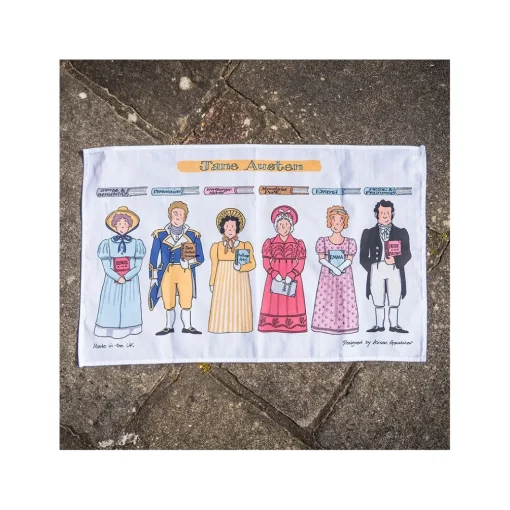 Jane Austen Tea Towel