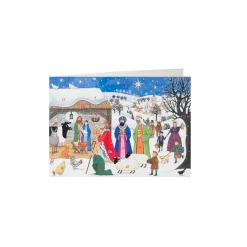 Jesus is Born Advent Calendar Card