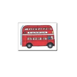 London Bus Fridge Magnet
