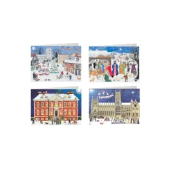 Mixed pack of 4 Advent Calendar Cards