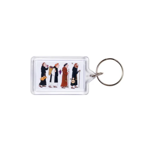 Monks Procession Keyring
