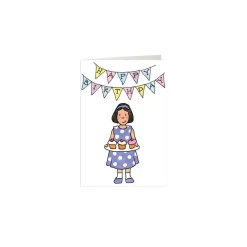 Party Girl Happy Birthday Mini Card