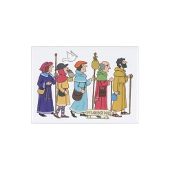 Pilgrims Fridge Magnet