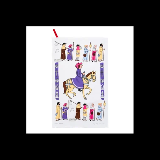 Pilgrims Tea Towel