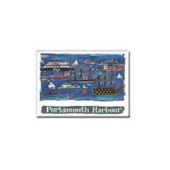 Portsmouth Harbour Fridge Magnet