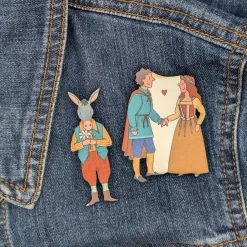 Romeo and Juliet Single Pin Badge