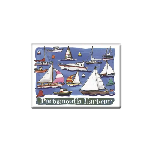 Sailing Boats, Portsmouth Fridge Magnet