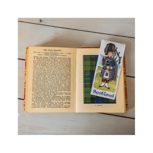 Scottish Piper Major Bookmark