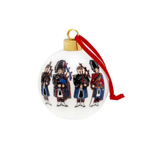 Scottish Pipers Bauble
