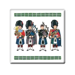 Scottish Pipers Coaster