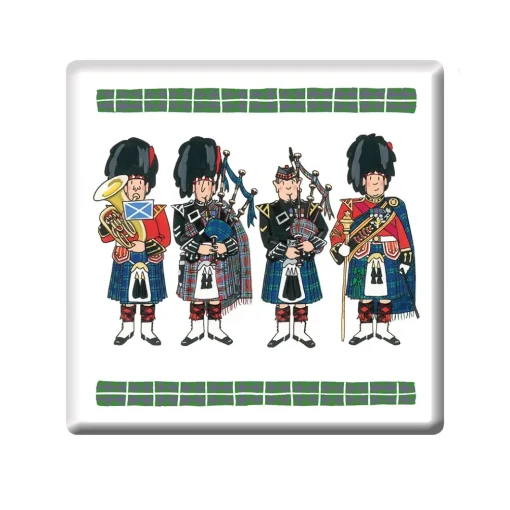 Scottish Pipers Coaster