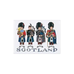 Scottish Pipers Fridge Magnet