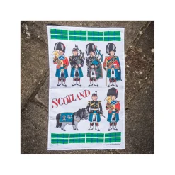 Scottish Pipers Tea Towel
