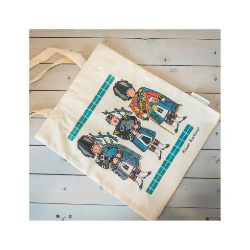 Scottish Pipers Tote Bag