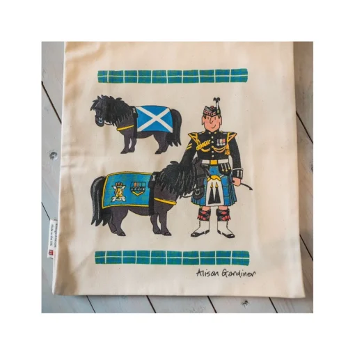 Scottish Pipers Tote Bag