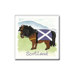 Scottish Pony Fridge Magnet