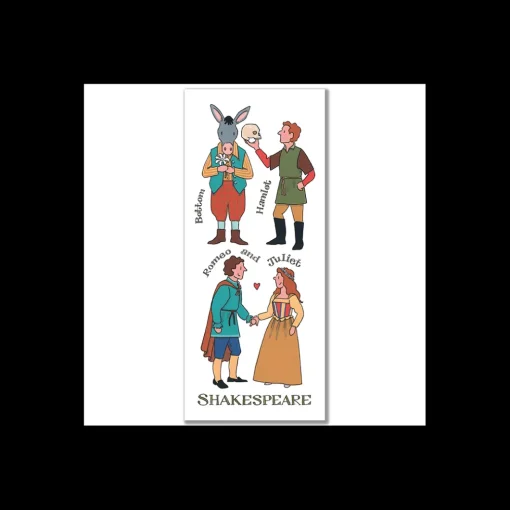 Shakespeare Characters Bookmark