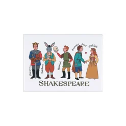 Shakespeare Characters Fridge Magnet