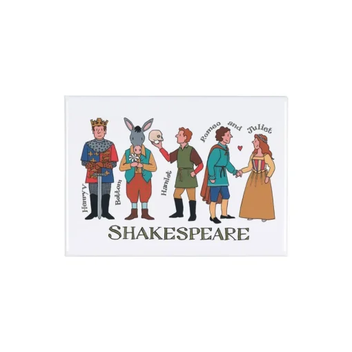 Shakespeare Characters Fridge Magnet