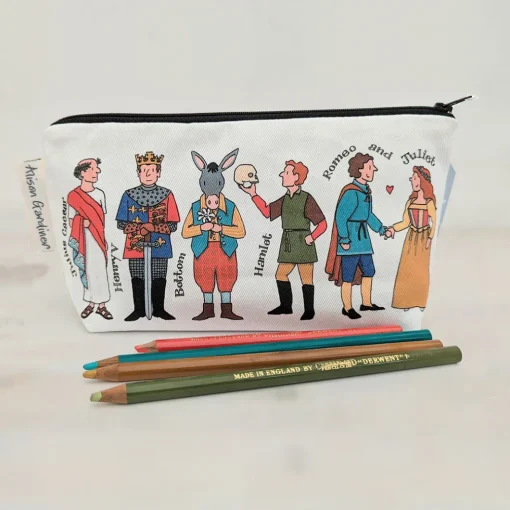 Shakespeare Cosmetic Bag / Pencil Case