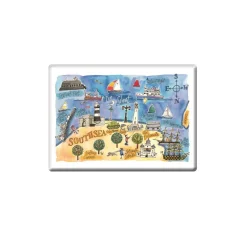 Southsea Seafront Fridge Magnet