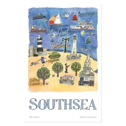 Southsea Tea Towel