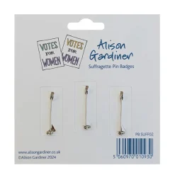 Suffragette UK Set of 3 Pin Badges