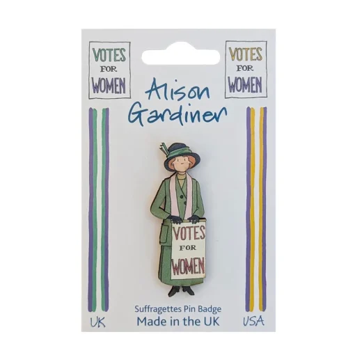 Suffragette UK Single Pin Badge