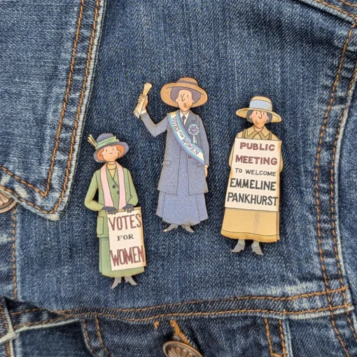Suffragette UK Single Pin Badge