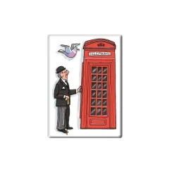 Telephone Box Fridge Magnet