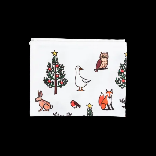 Winter Wildlife Tea Towel
